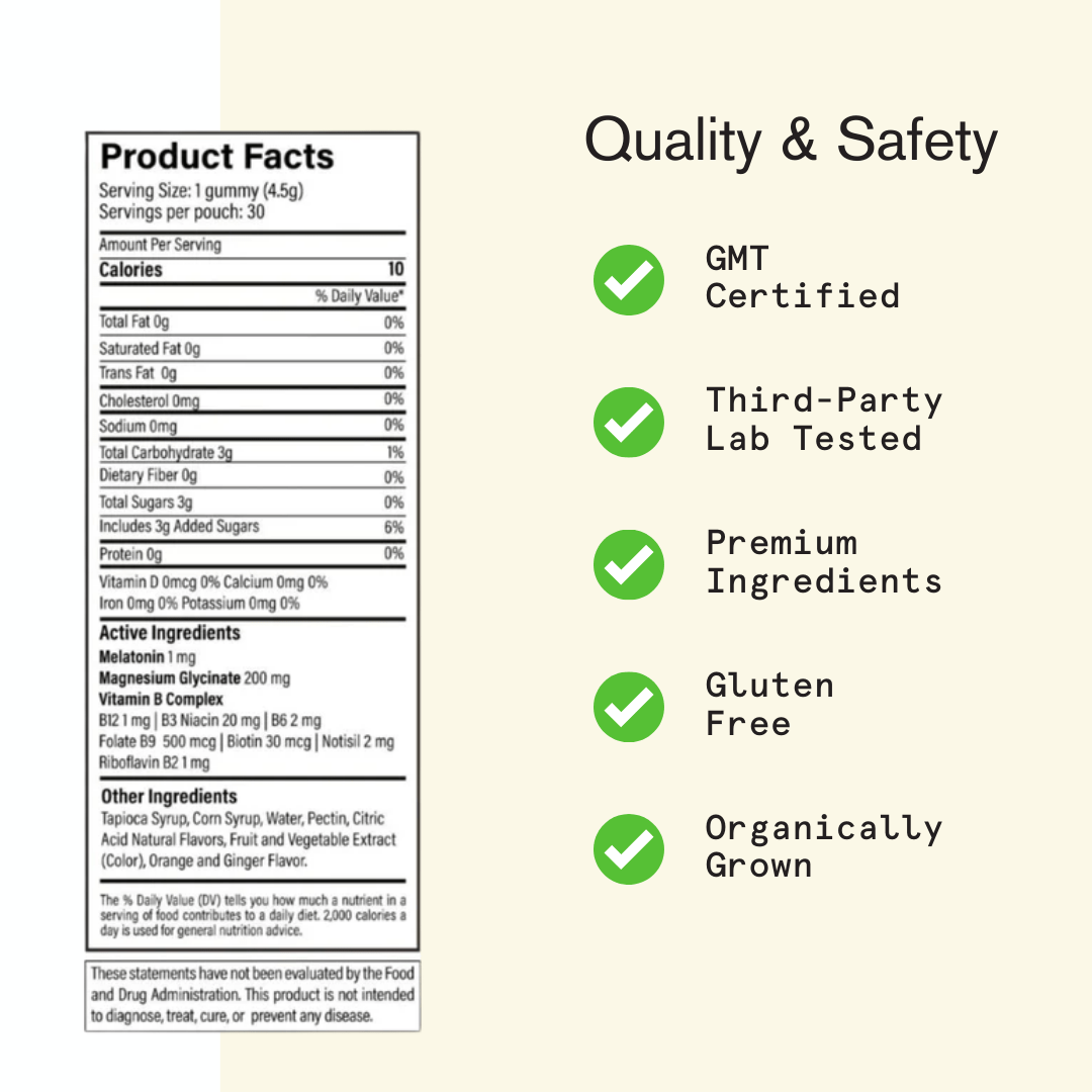 daily sleep gummies quality safety